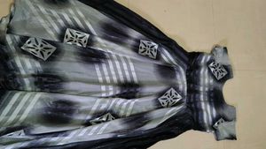 FULLY FLARED BLACK FROCK