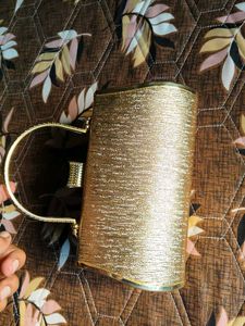 Elegant Gold Clutch