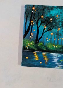 Mini Enchanted Forest Canvas Art Painting