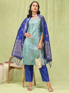 Vredevogel Verito Banarasi Jacquard Kurtis