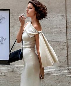 Elegant One-Shoulder Gown