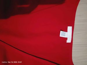 H&amp;MRed Wrap Midi Dress