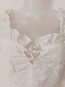Y2K RUFFLE TOP