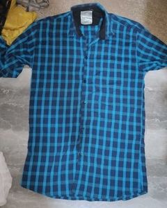 Blue Checked Shirt
