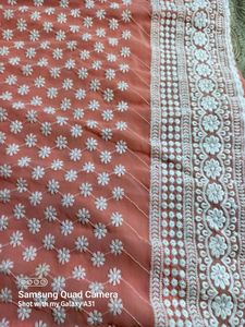 New georgette chikankari kurti