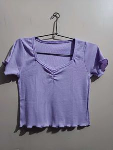 Preety Lavender Korean Top