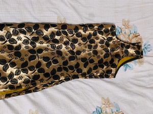Golden Short kurti