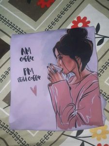 Graphic Print Lavender T-Shirt