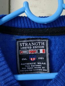 Blue Sweater Look T Shirt.