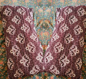 Pillow White Cotton(ruyi) 2 Pieces  Same Design