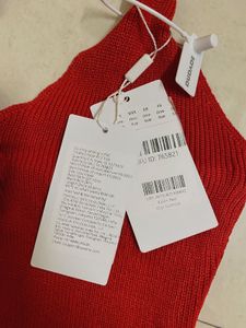 🍓✨Savana Red Halter Knit Top