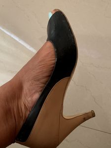 Bata, Heels , Black &amp; Brown. Size-UK 6, US-39