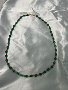 Emerald Green Beaded Necklace