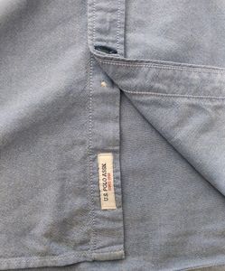 U.S. Polo Sky Blue Shirt For Men.