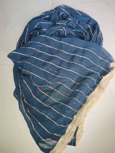 Striped Blue Dupatta