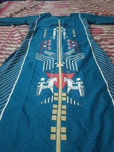 Blue Printed Kurta