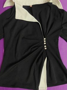 Asymmetrical Workwear Top