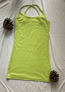 Lime Green Bodycon Dress | Length 26|