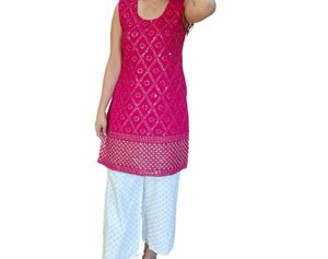 Pink kurti For Women