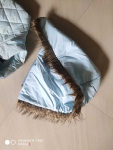 Light Blue Quilted Vest