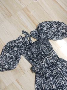 Floral Print Maxi Dress
