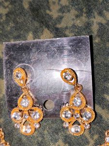 Gold-Tone Necklace &amp; Earring Set