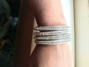 White Full Stone Bangles Giving Diu To Size Issue
