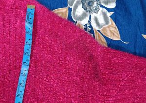 Hot Pink fluffy Roll Neck Jumper/Dress-FIXED PRICE