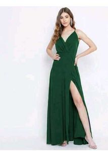 Elegant Green Maxi Dress