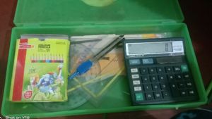 Geography Practical Box For Geography Student With Calculator