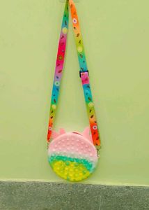 Fun Rainbow Pop It Purse