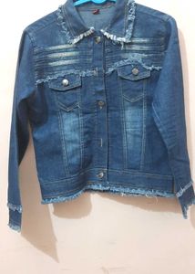 Frayed Denim Jacket