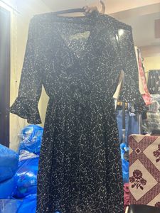 Black And White Floral Dress