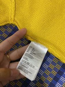 H&amp;M Crop Jumper Yellow