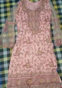 Pink Embroidered Salwar Kameez