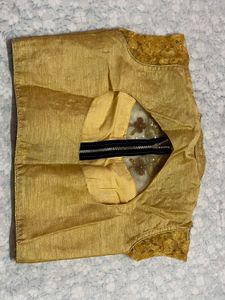Designer Golden Blouse