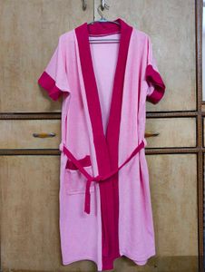 Pink Coloured Bathrobe
