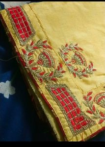 pattan blouse with sari