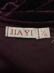 Imported Embroidered Velvet Top