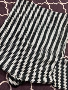 Patterned Black &amp; White Shirt