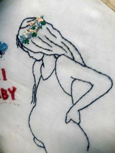 Baby Shower Hoop Frame