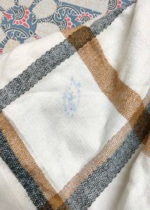 Korean Plaid Blanket Scarf