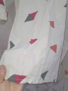 Beautiful Off White Westside Kurti