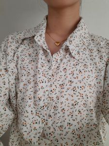Korean Floral Asthetic Shirt For Women