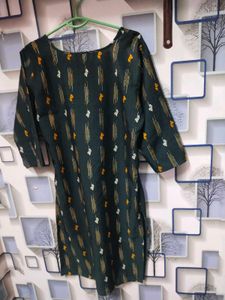 Green Casual Kurti