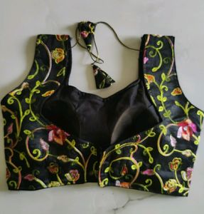 Free Size Padded Embroidered Blouse
