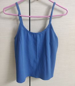 NUSH by Anushka Sharma Blue Drape Dtyle Top - Large