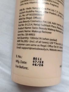 Swiss Beauty Makeup Remover Spray