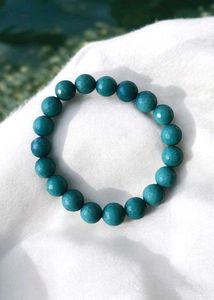 Blue Onyx Crystal Bracelet (10mm)