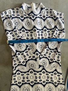 Vintage Circle Print Sheath Dress